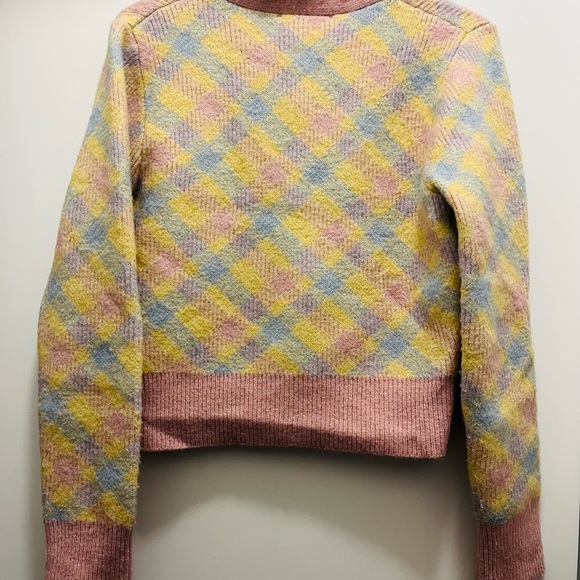 Zara cropped button sweater size M - Picture 2 of 6